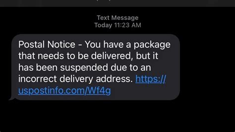 'USPS' Text Message Scam Claims Delivery Problem, Asks for .
